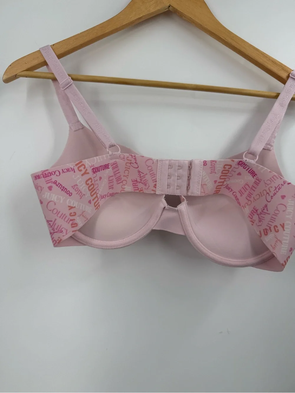 Juicy couture soft pink padded push-up bra feminine coquette women 34C - Picture 11 of 12